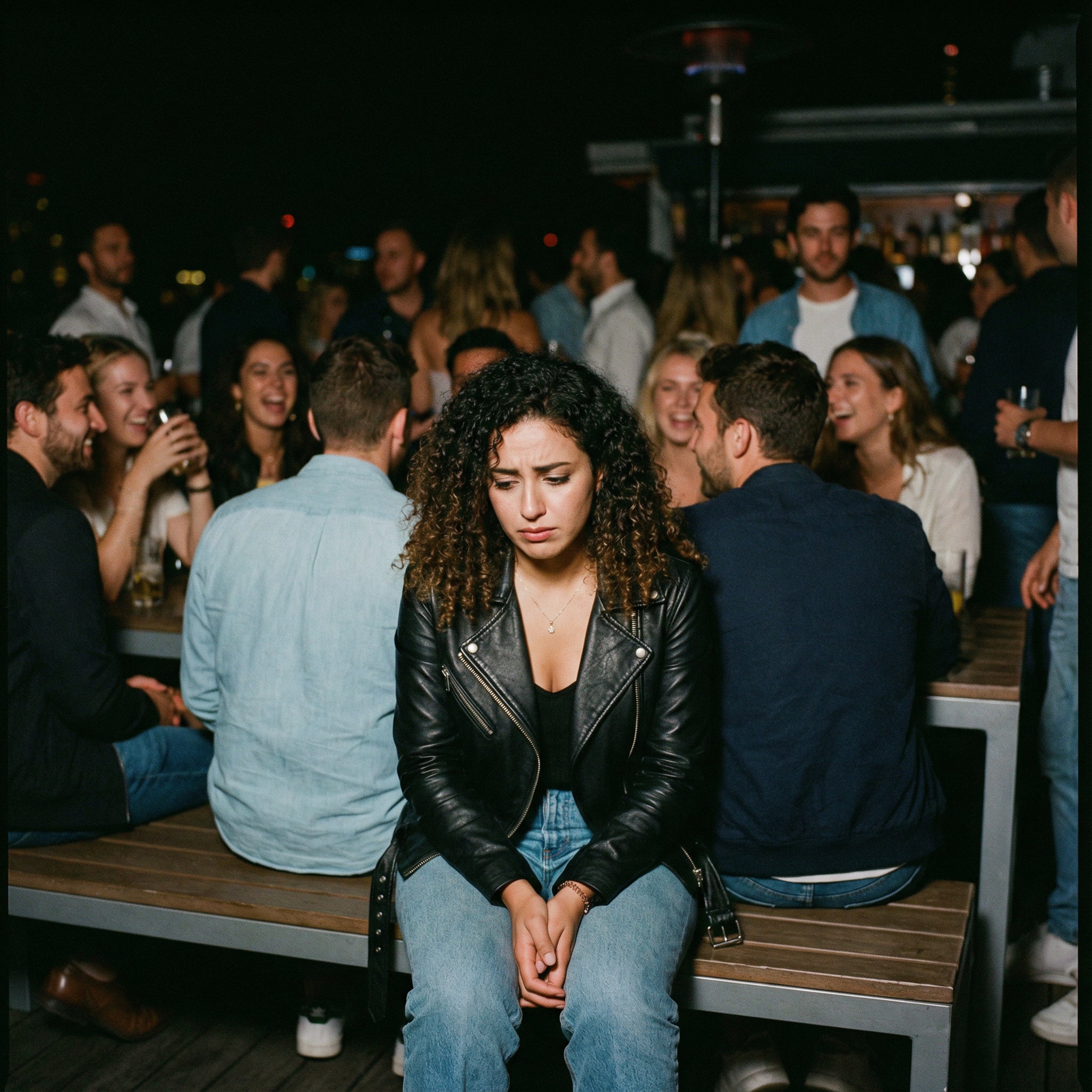 Illustration représentant une personne seule, symbolisant la blessure émotionnelle du rejet et le sentiment d’exclusion.